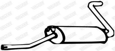 Rear Muffler WALKER 05907