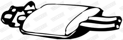 Front Muffler WALKER 05973