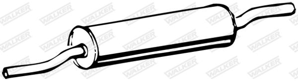 WALKER 05999 Rear Muffler