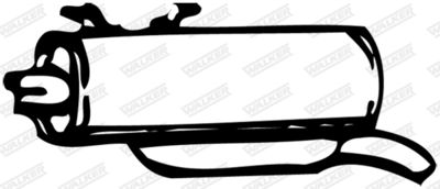 Rear Muffler WALKER 06073