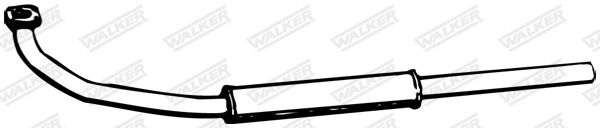 WALKER 06100 Front Muffler