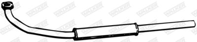 Front Muffler WALKER 06100