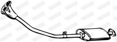 Front Muffler WALKER 06163