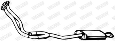 Front Muffler WALKER 06173