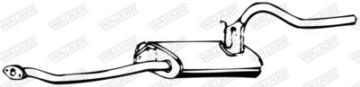 Centre Muffler WALKER 06174