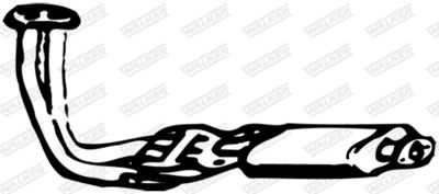 Front Muffler WALKER 06205