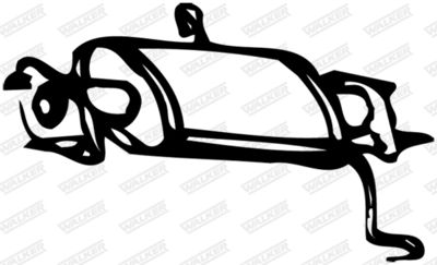 Front Muffler WALKER 06235