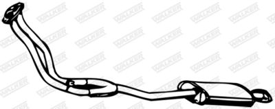Front Muffler WALKER 06250