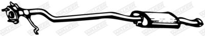 Centre Muffler WALKER 06261