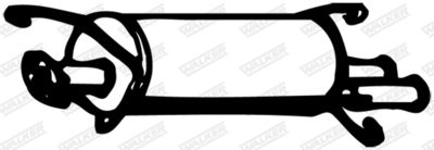 Rear Muffler WALKER 06275