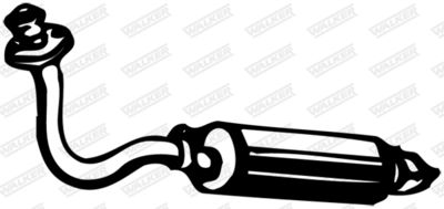 Front Muffler WALKER 06277