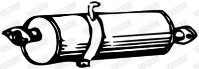 Rear Muffler WALKER 06279