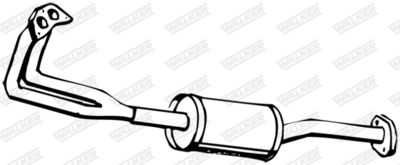 Front Muffler WALKER 06285