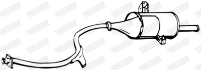 Rear Muffler WALKER 06302