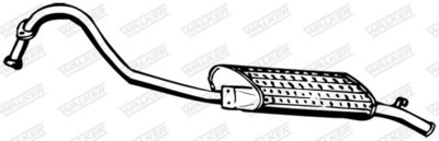 Rear Muffler WALKER 06335