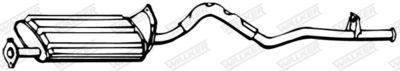Centre Muffler WALKER 06338