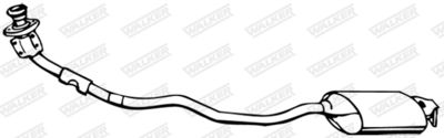 Front Muffler WALKER 06376