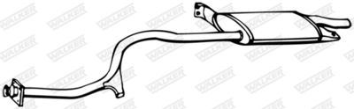 Rear Muffler WALKER 06377