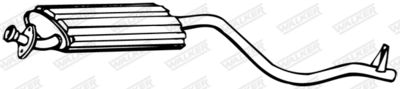 Rear Muffler WALKER 06381