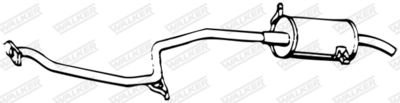 Rear Muffler WALKER 06395