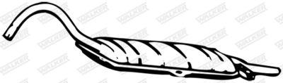 Rear Muffler WALKER 06403