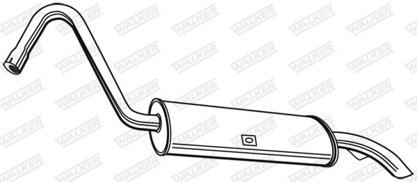 WALKER 06411 Rear Muffler