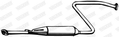 Centre Muffler WALKER 06457