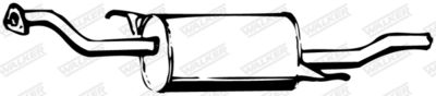 Rear Muffler WALKER 06466