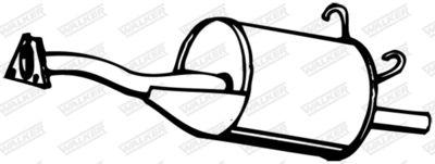 Rear Muffler WALKER 06502