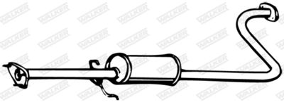 Centre Muffler WALKER 06541