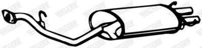 Rear Muffler WALKER 06545
