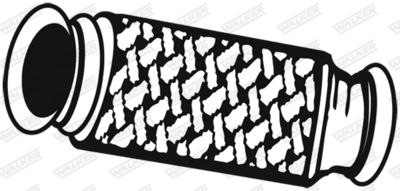 Corrugated Pipe, exhaust system WALKER 06549
