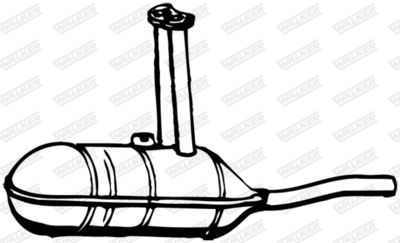 Rear Muffler WALKER 06553