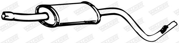 WALKER 06600 Centre Muffler