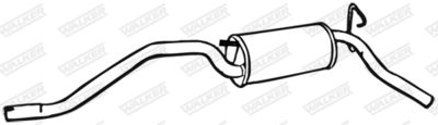 Rear Muffler WALKER 06607