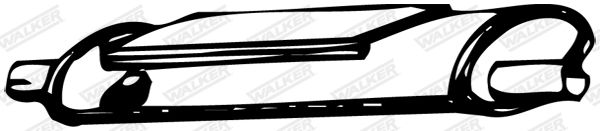WALKER 06610 Front Muffler