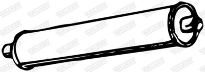 Centre Muffler WALKER 06612