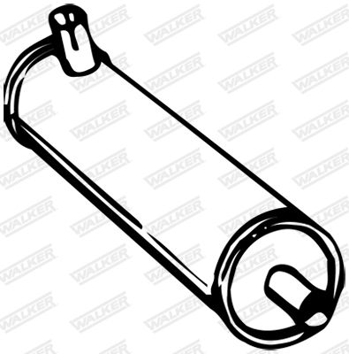 Centre Muffler WALKER 06631