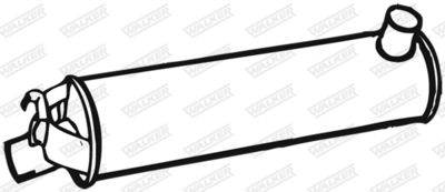 Centre Muffler WALKER 06655