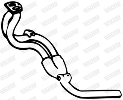 Exhaust Pipe WALKER 06730