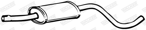 WALKER 06731 Centre Muffler