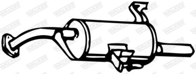 Rear Muffler WALKER 06816