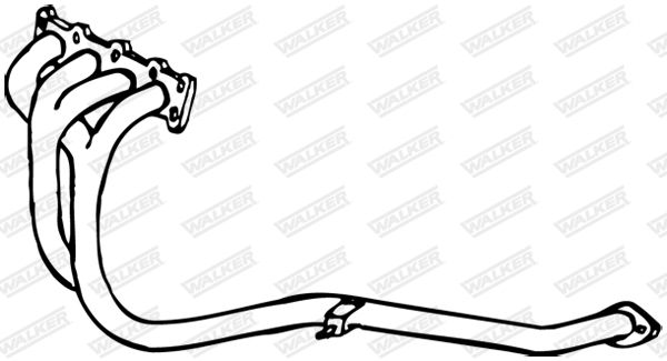 WALKER 06817 Exhaust Pipe