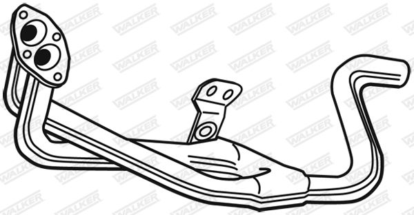 WALKER 06827 Exhaust Pipe