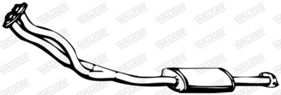 Front Muffler WALKER 06974