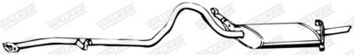 Rear Muffler WALKER 06975