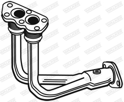 Exhaust Pipe WALKER 07000