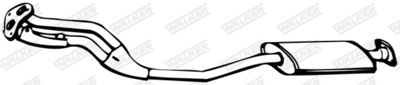 Front Muffler WALKER 07351