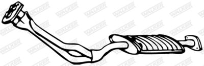 Front Muffler WALKER 07352
