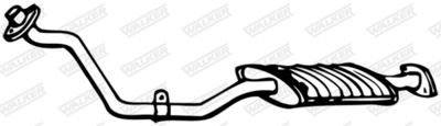 Front Muffler WALKER 07371
